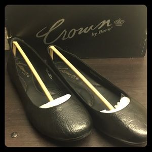 Black born flats never worn still in box